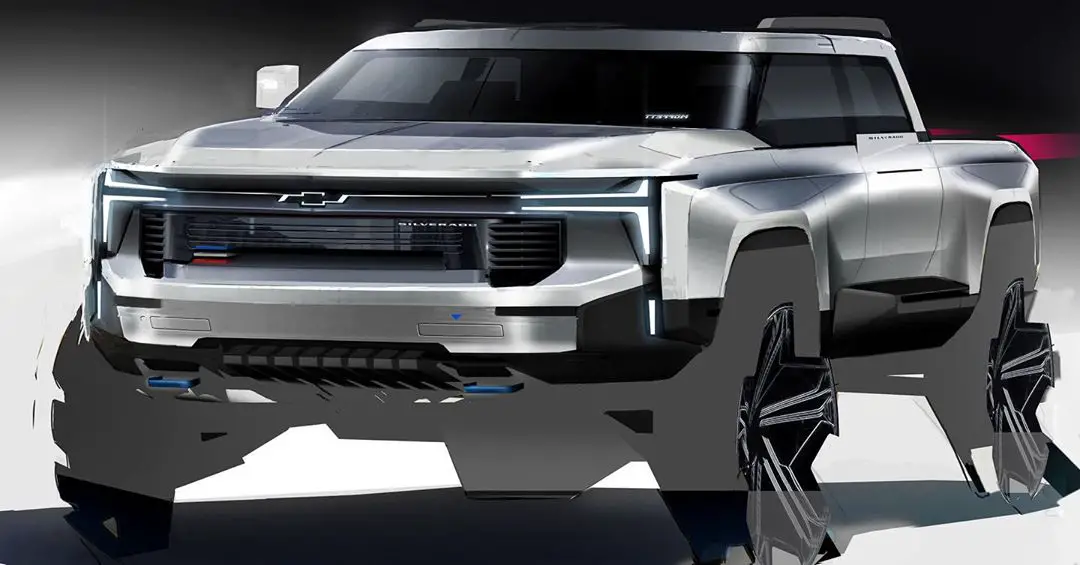 GM Design Teases Futuristic Silverado on Instagram