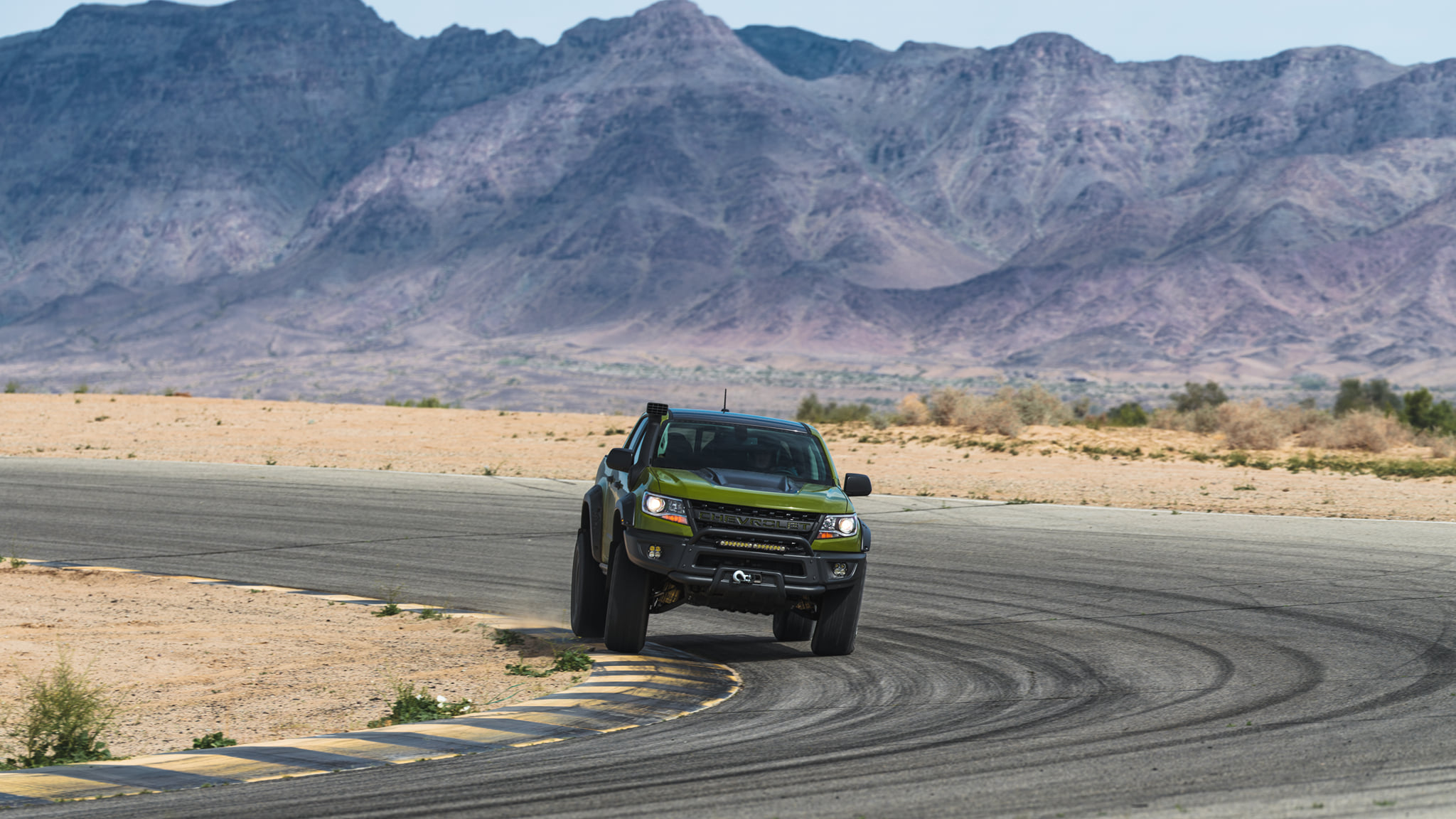 Watch Chevy's AEV Colorado ZR2 Bison Tear Up The Track On NBC Sports