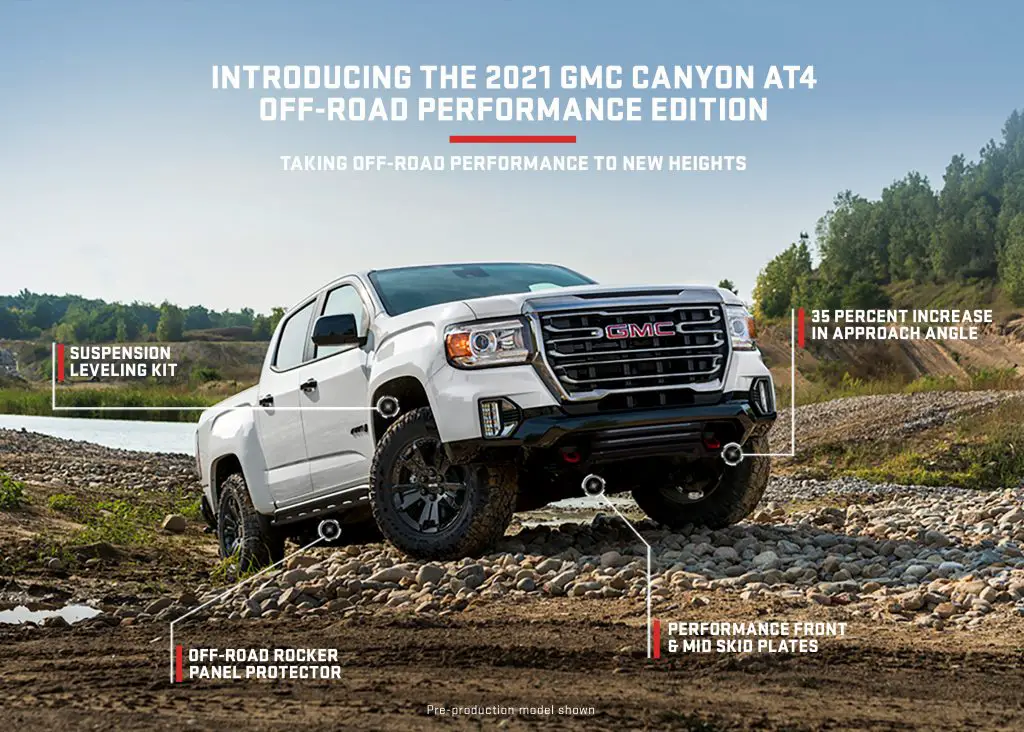 Takes GMC Canyon AT4 OffRoad Performance Edition Offers More