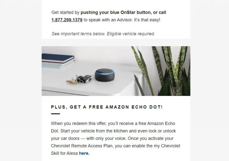 Great News The Free Echo Dot OnStar Promo Is Legit & Runs Through