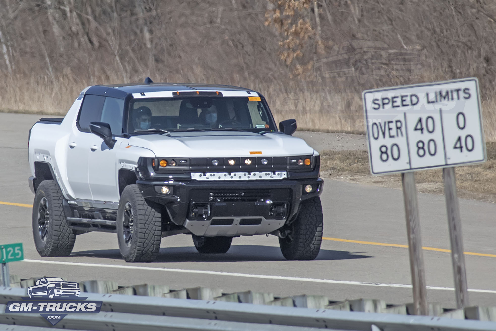 GMC HUMMER EV Truck Caught Testing at GM's Milford Proving Grounds