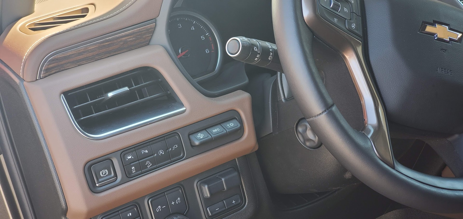The Driver's Side Heating and Cooling Vent On The 2021 Chevrolet Suburban