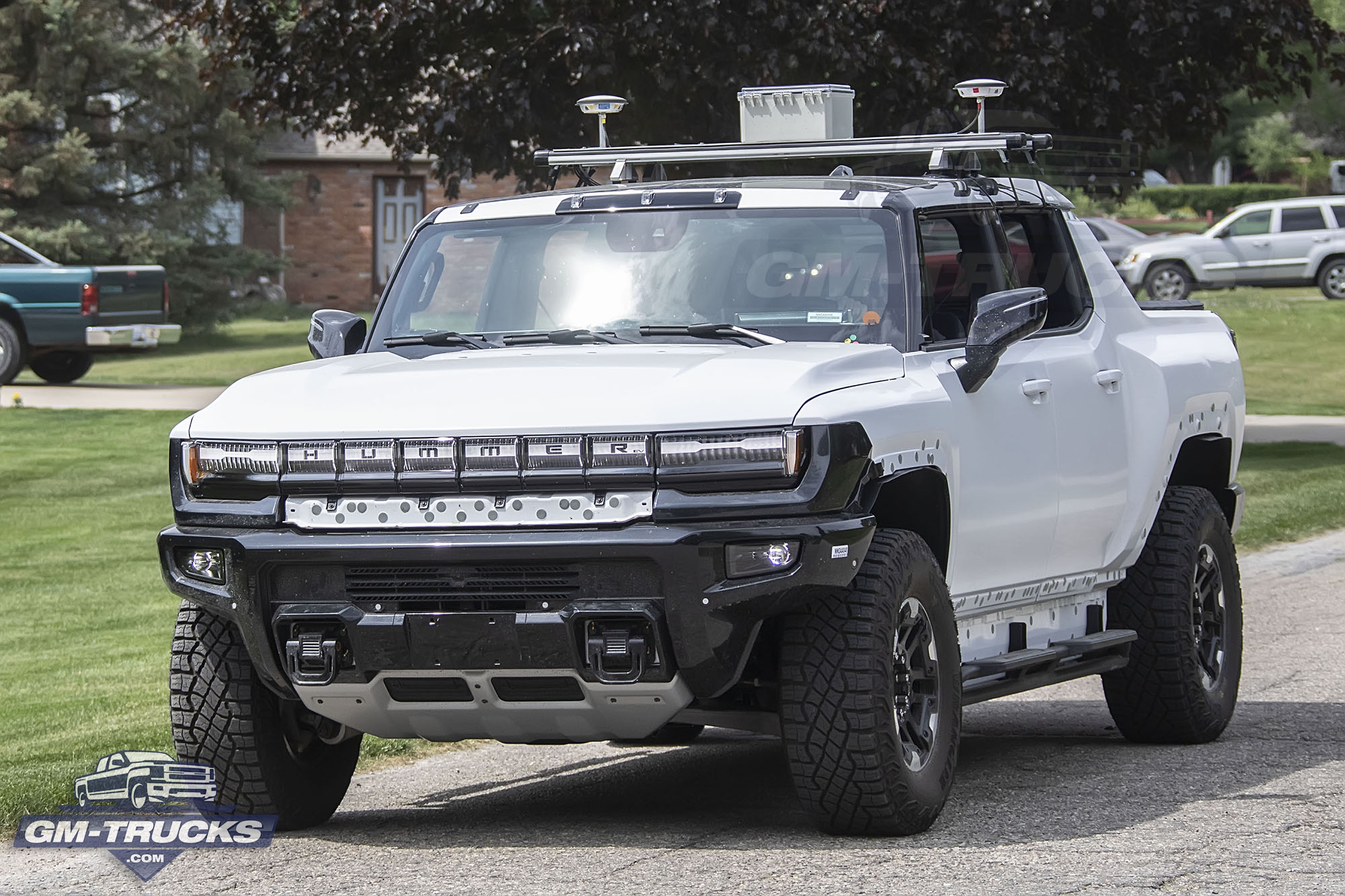 Is This Autonomous Testing Equipment On A GMC HUMMER EV?