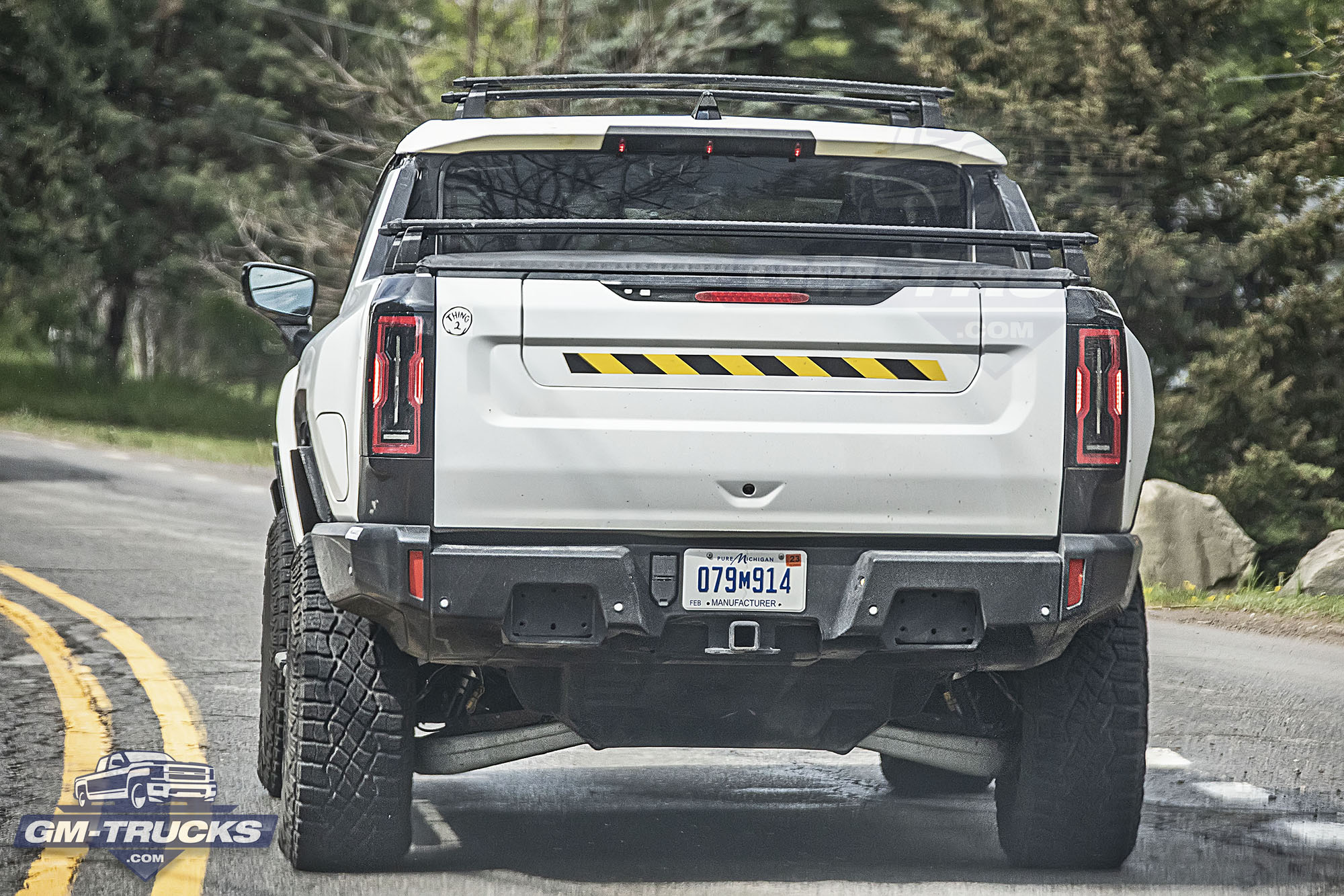 HUMMER EV With Production Ready Lights
