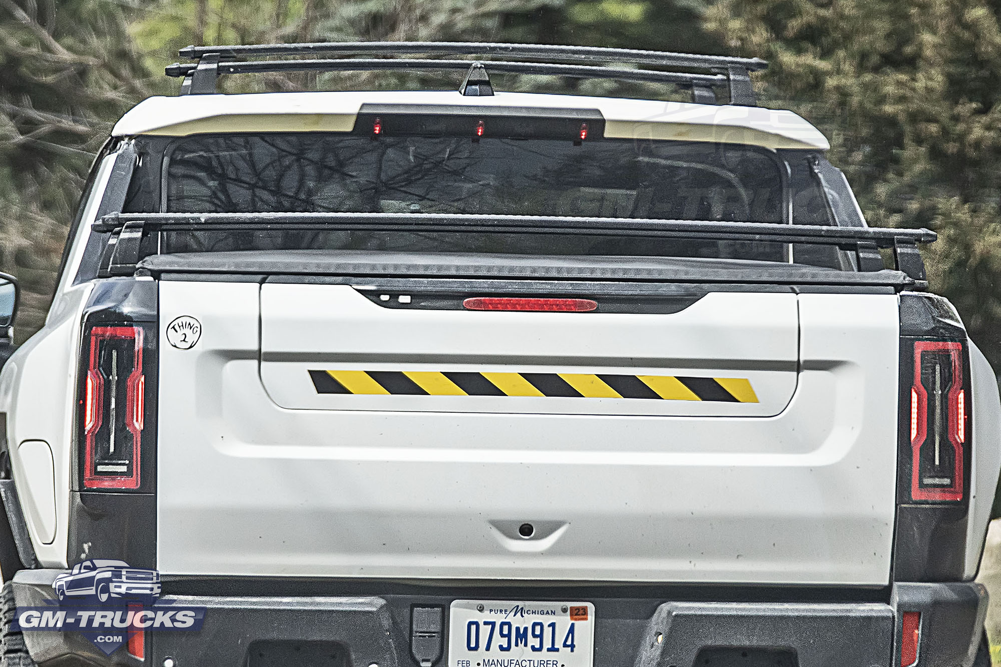 HUMMER EV With Production Ready Lights