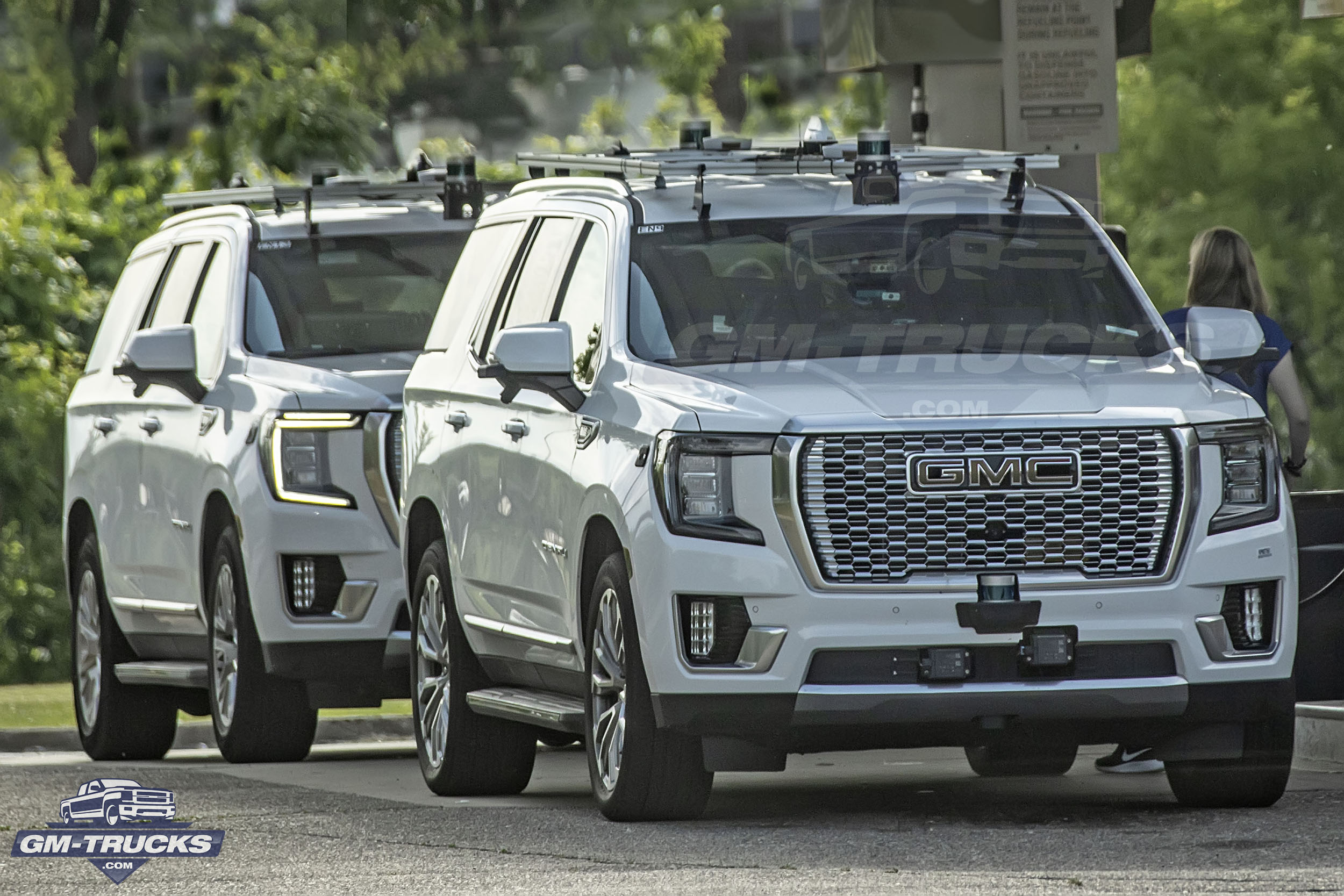 Autonomous GMC Yukon Group Caught Testing