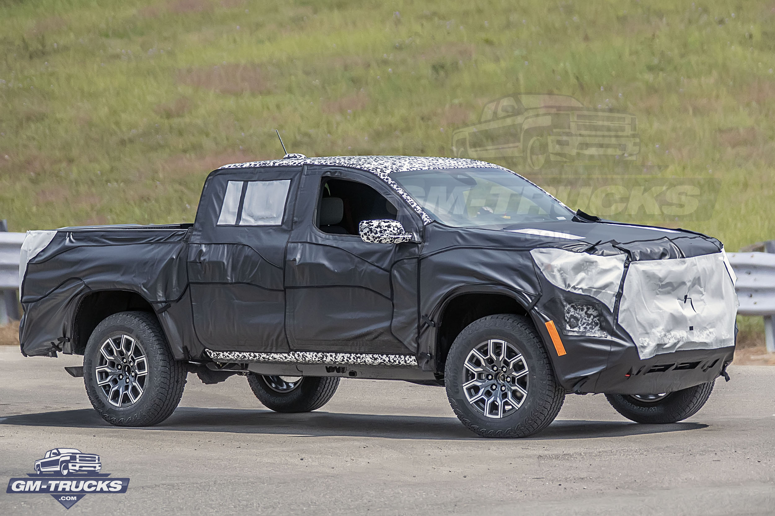 2023 GMC Canyon Caught On GM's Test Track In Milford