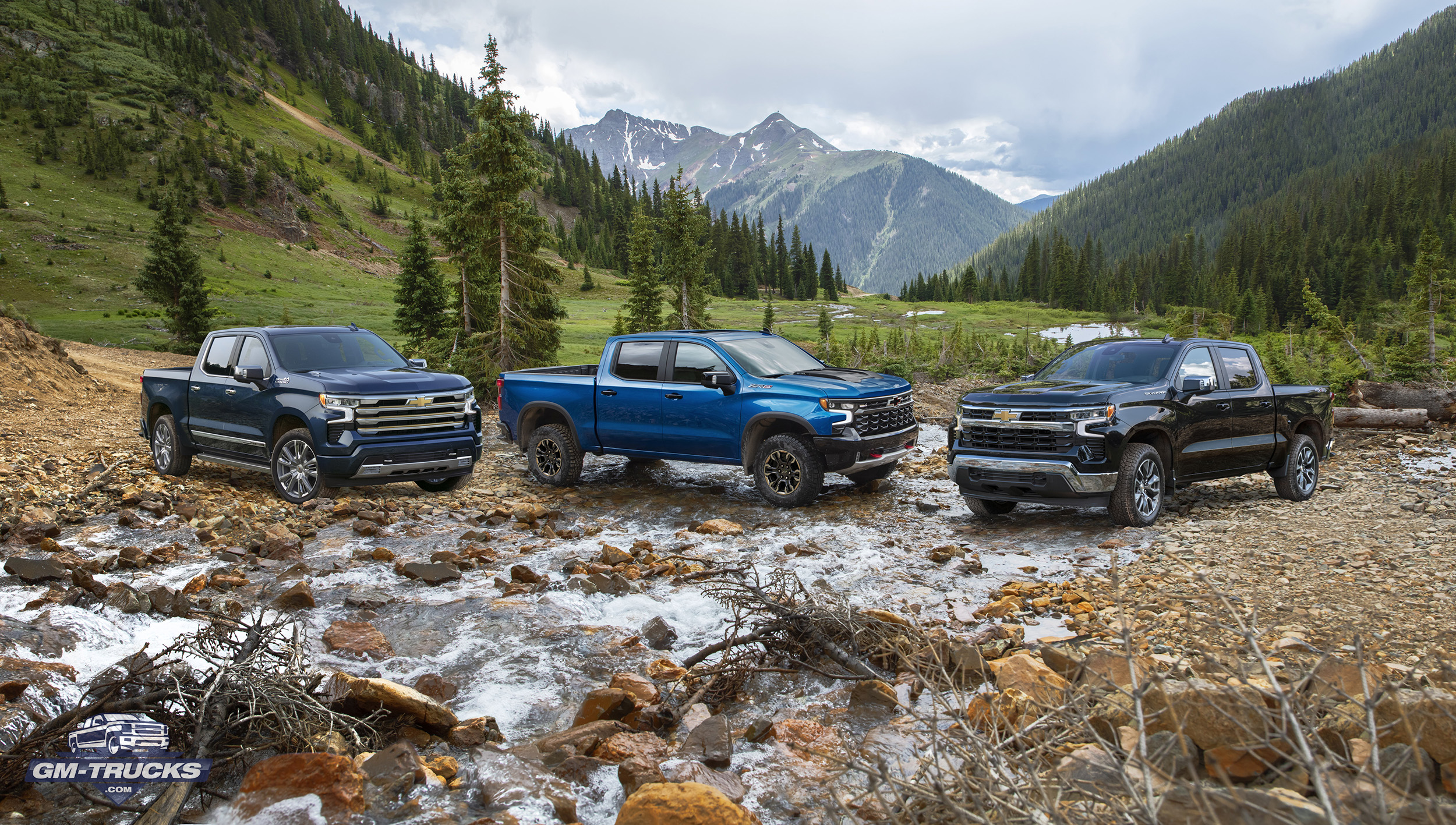 The 2022 Chevrolet Silverado High Country, ZR2 and LT