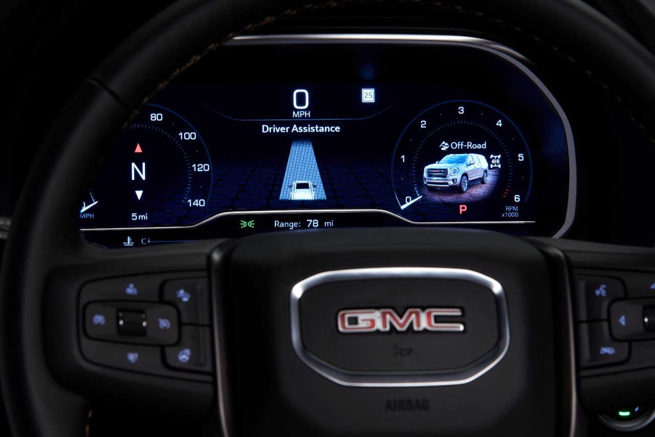2022 GMC Yukon AT4 with 12-inch Digital Driver Information Cente