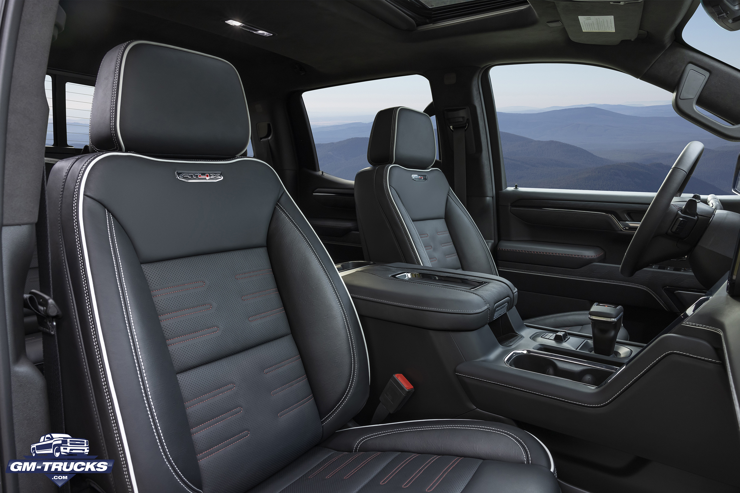 2022 GMC Sierra 1500 AT4X - Obsidian Rush interio