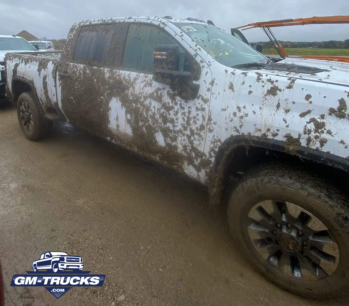 Brand New 2021 HD Trucks Covered In Mud After Being Stored In Field For Months
