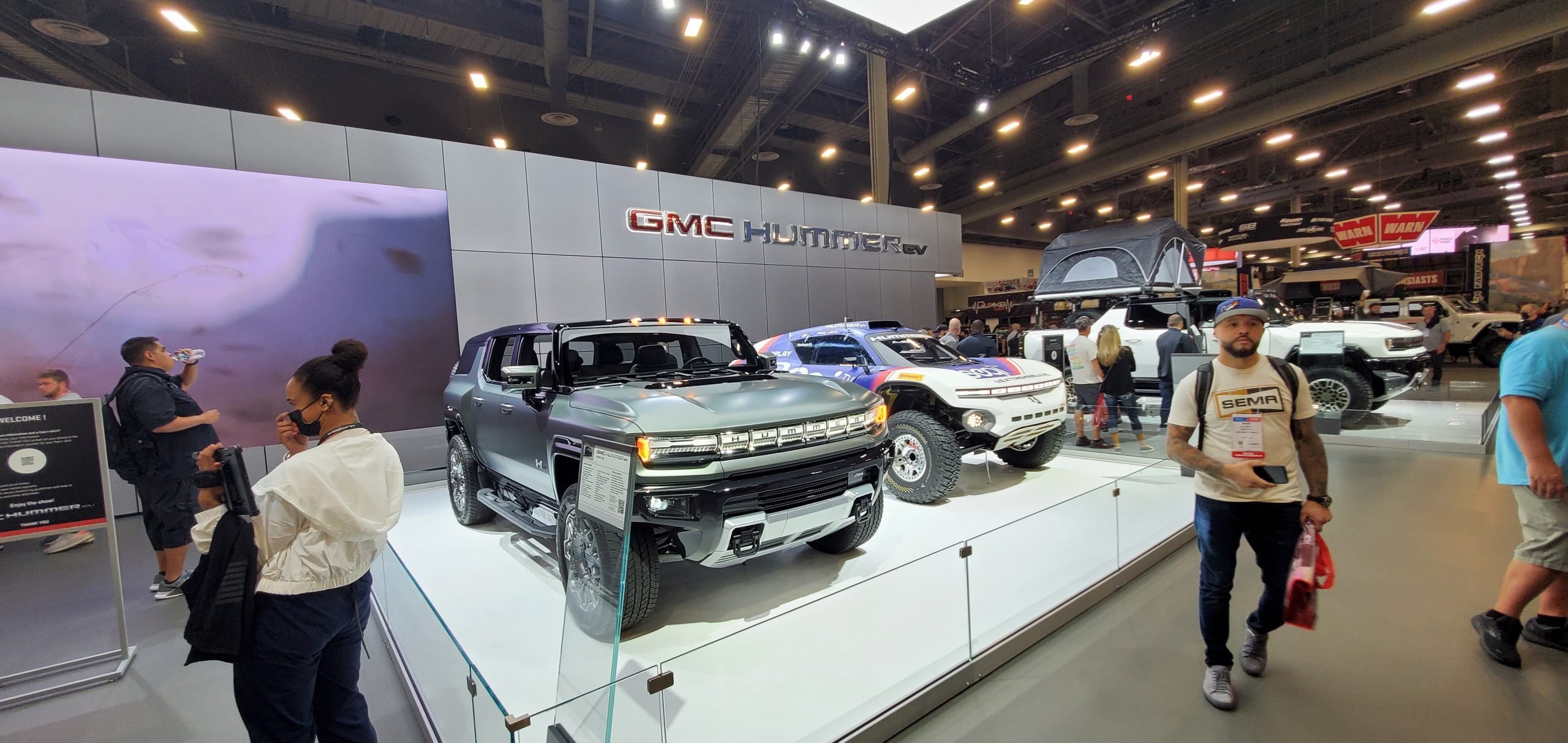 HUMMER EV Booth @ The 2021 SEMA Show