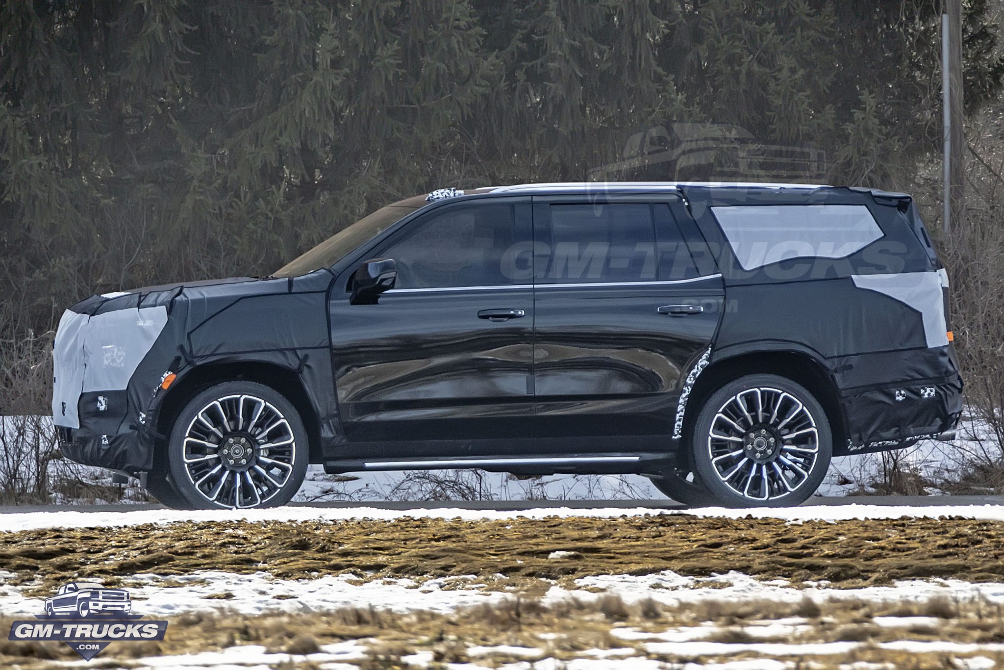 New 2024 Chevy Tahoe Photographed With Sick Wheels