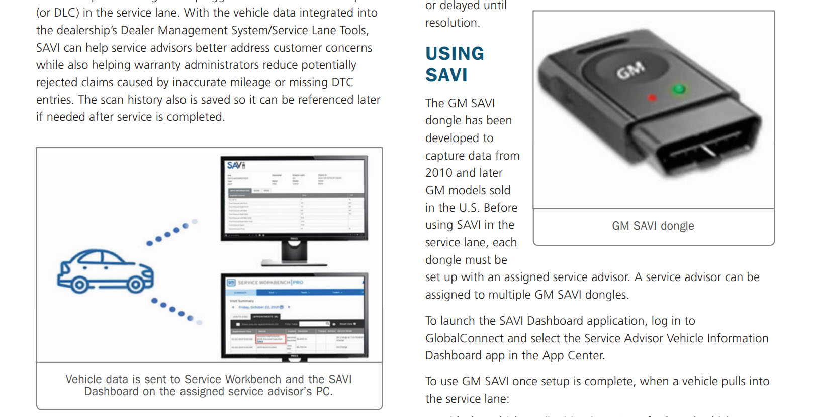 Vehicle Check-In Are Getting "SAVI" for GM Service Advisors