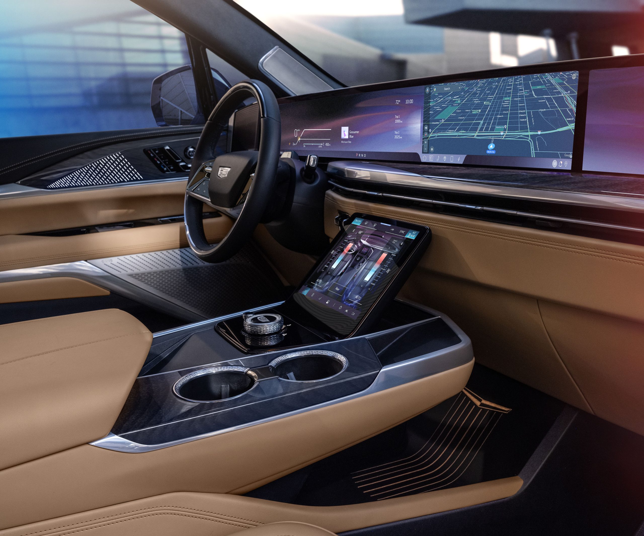 Stunning 2025 Cadillac Escalade IQ Debuts With 450 Miles Of Range, Pillar-To-Pillar Screen, Gorgeous Styling & Incredible Features 14 2025 Cadillac Escalade IQ Interior
