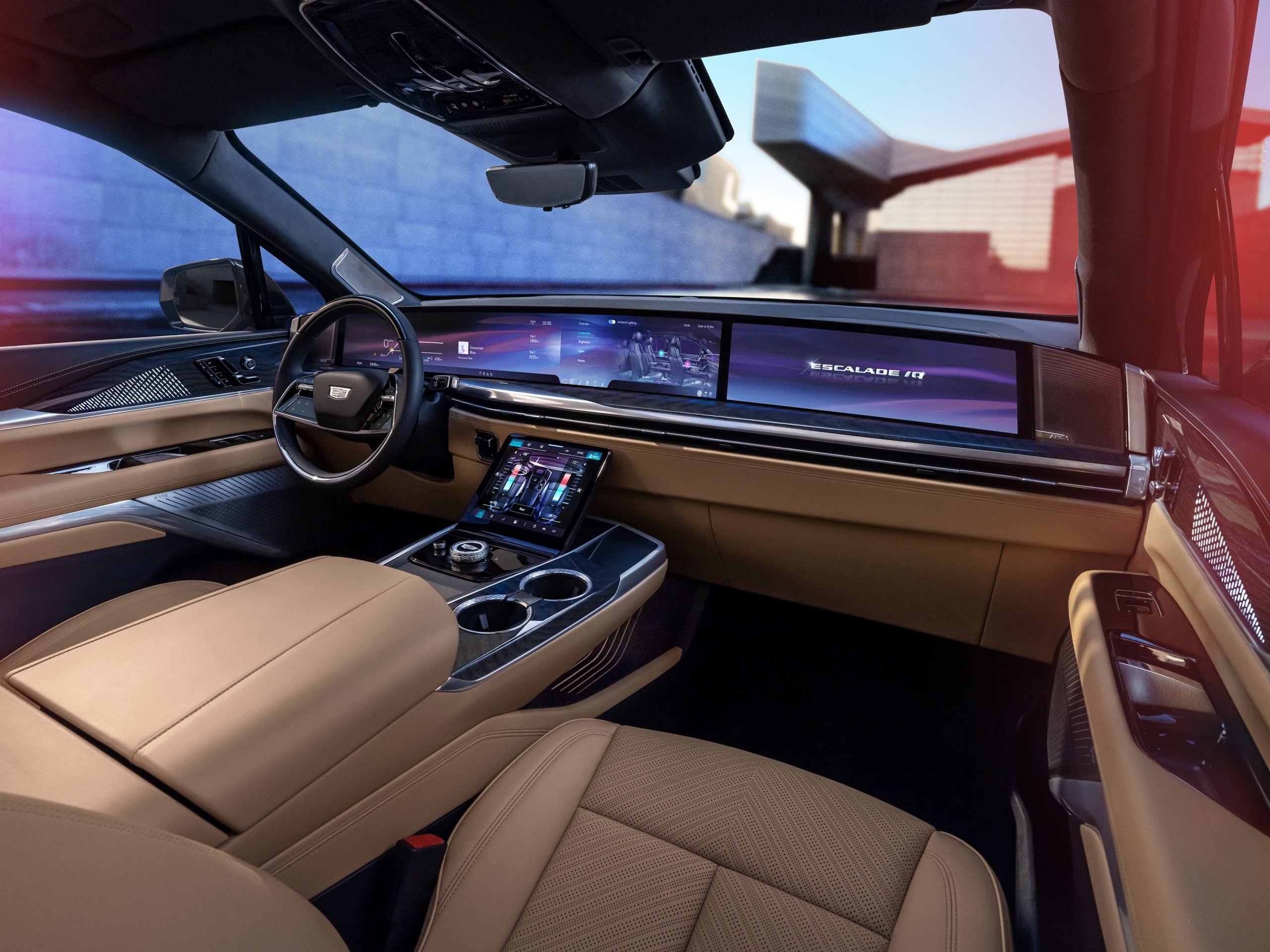 Stunning 2025 Cadillac Escalade IQ Debuts With 450 Miles Of Range, Pillar-To-Pillar Screen, Gorgeous Styling & Incredible Features 13 2025 Cadillac Escalade IQ Interior