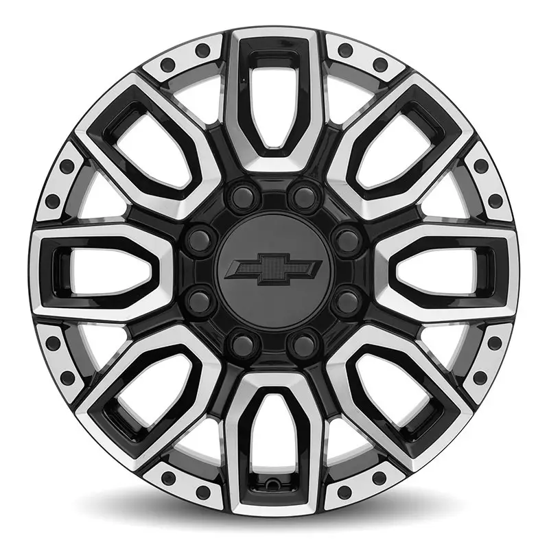 2024 Silverado HD Won't Get 20-inch Gloss Black (SQ9) LPO Wheels...For Now 3 (SQ9) LPO, 20" (50.8 cm) Machined Aluminum Bolt Pattern with High Gloss Black Accents wheel