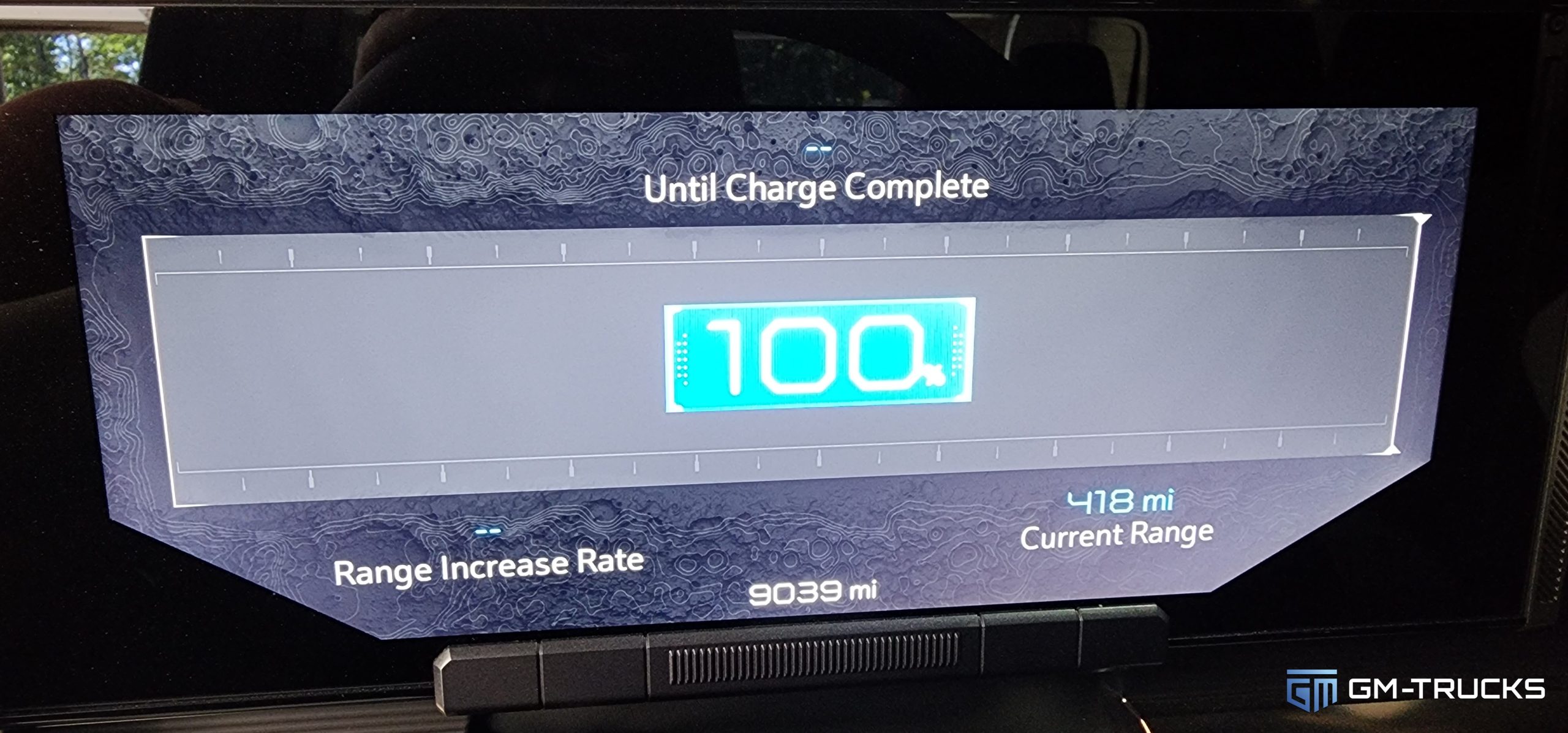 When recharged to 100%, our GMC HUMMER EV Estimated A New Range of 418 miles