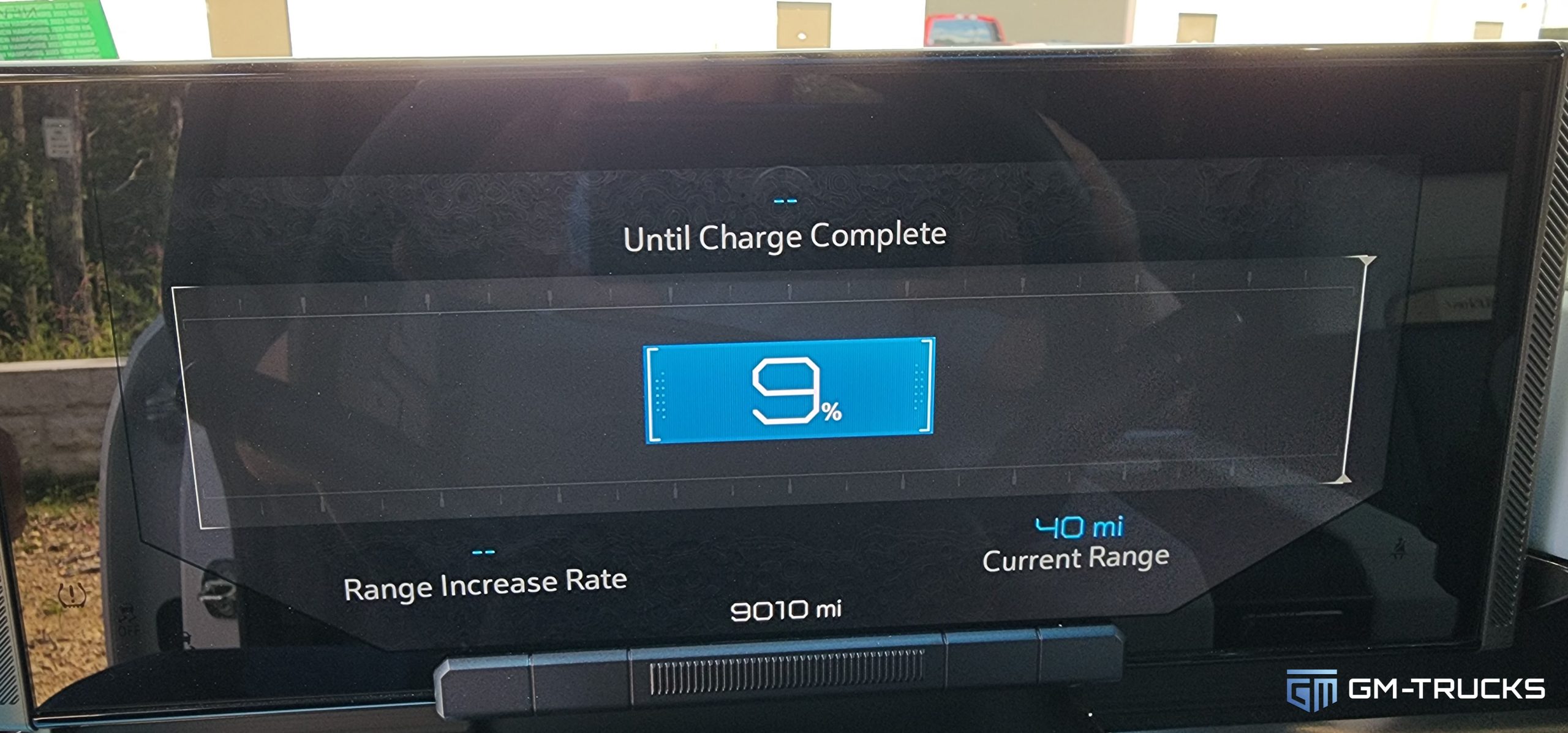 At 9% charge remaining on the GMC HUMMER EV, things started getting dicey. However, we had already beaten GMC's range estimate.