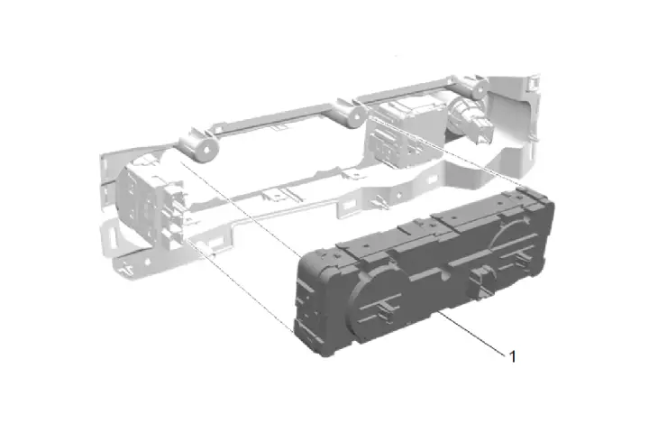 Hot Seat, Cold Lights: Unpacking the Heated Seat Indicator Issue in 2023-2024 GM Trucks 2 A26 Front HVAC User Interface Control (Courtesy GM-Techlink)