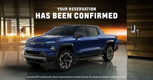 Silverado EV Reservation Holders Get Delivery Update - Not Anytime Soon 2 An image of a Silverado EV RST First Edition from the email received when reserving the all-electric truck in 2022