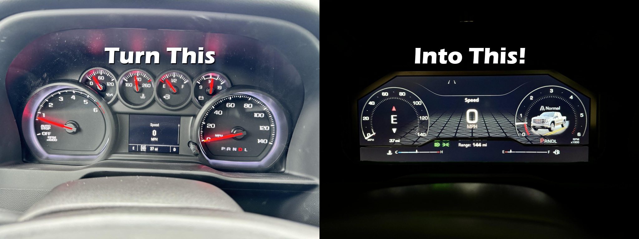 WAMS Teases 2022+ Silverado & Sierra Cluster & Steering Wheel Upgrades