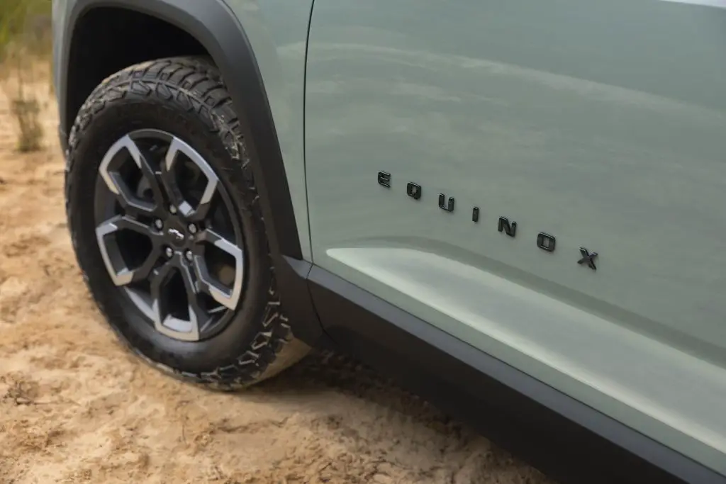 The 2025 CHevrolet Equinox ACTIV comes with unique off-road capable tires