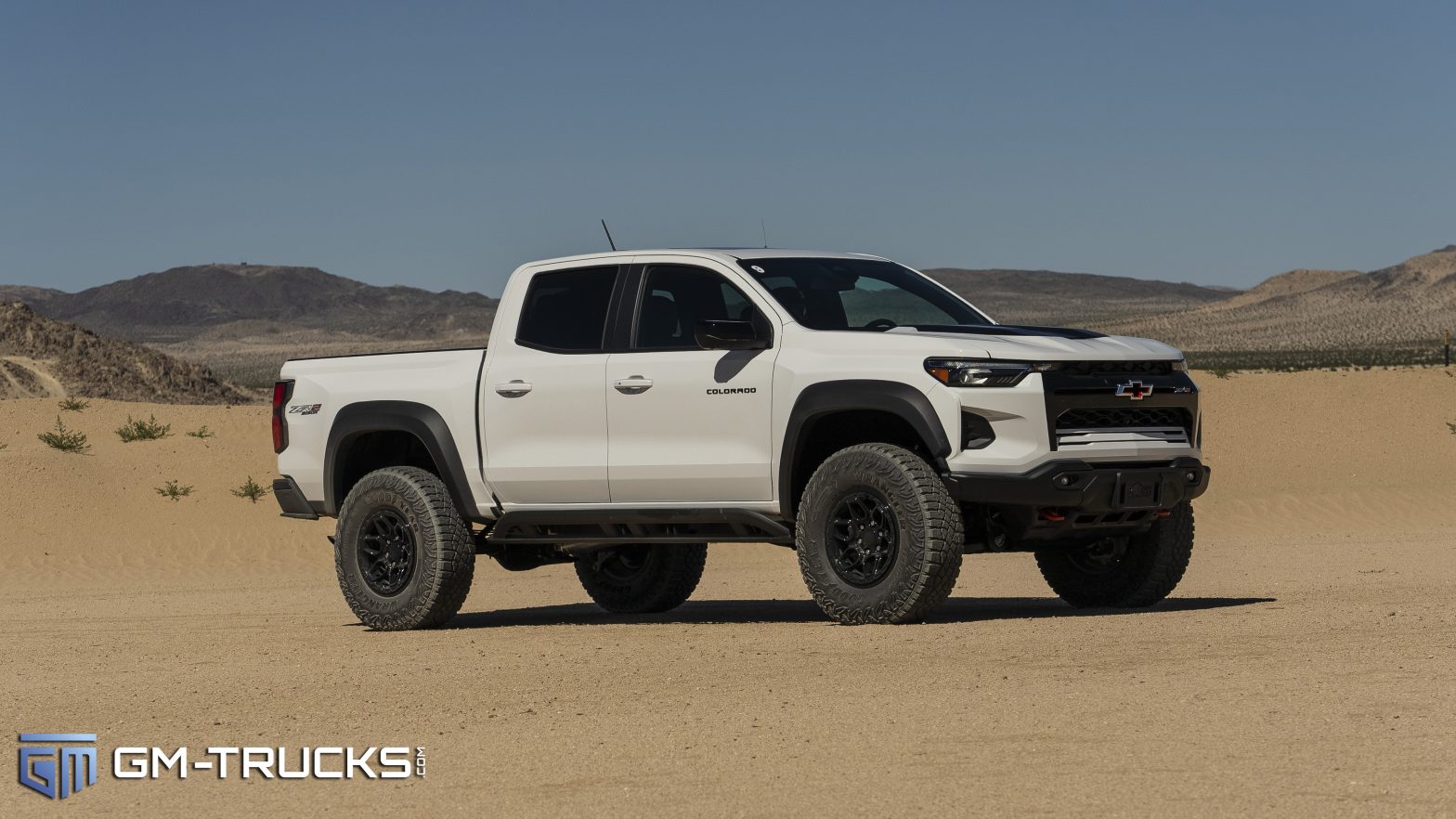 A Chevrolet Colorado ZR2 Bison in the California Desert