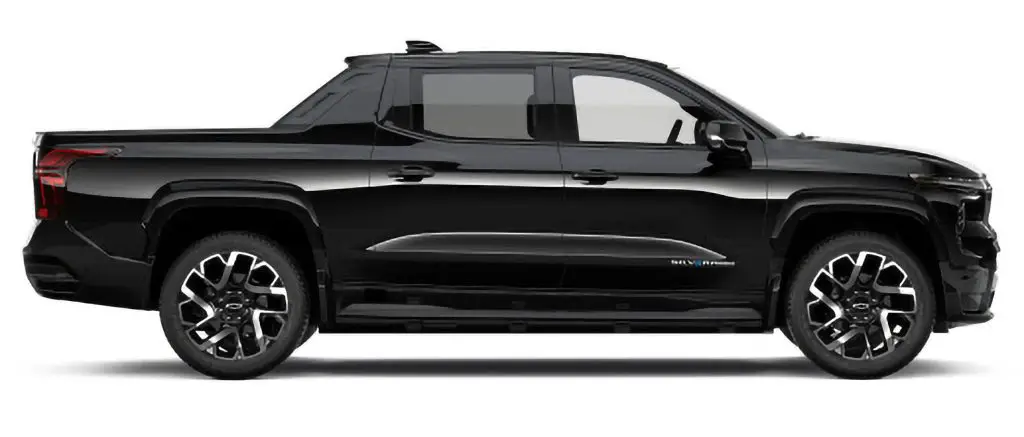 You Can Order Your Chevy Silverado EV In Any Color You Like, As Long As It's.... 3 The 2024 Chevrolet Silverado EV RST In Black