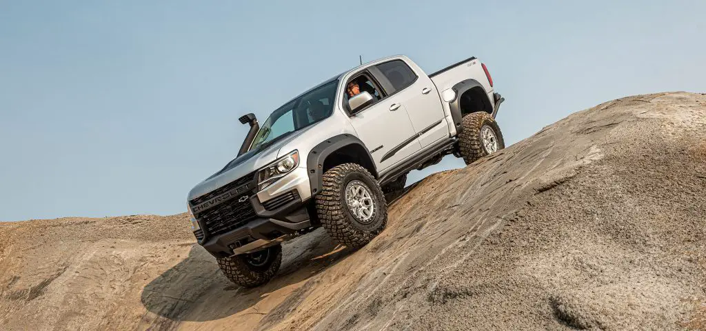 AEV HighMark Fender Flares - Yes, A Colorado ZR2 CAN Fit 35 inch Tires Without A Lift 6 Yes, 35-inch tires are a possibility for Colorado ZR2 without a lift.