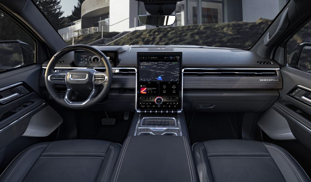 The first-ever GMC Sierra EV Denali Edition 1 brings an even more luxurious interior that customers have come to expect from the Denali trim.