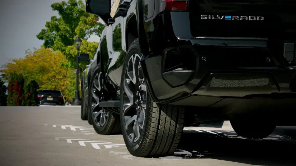 2025 Chevrolet Silverado EV RST Sidewinder Mode in Action Diagonal